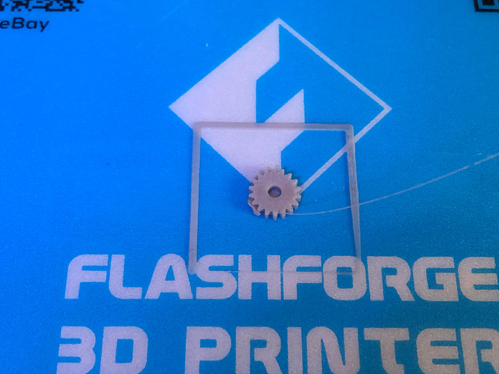 The 3D-printed connection gear