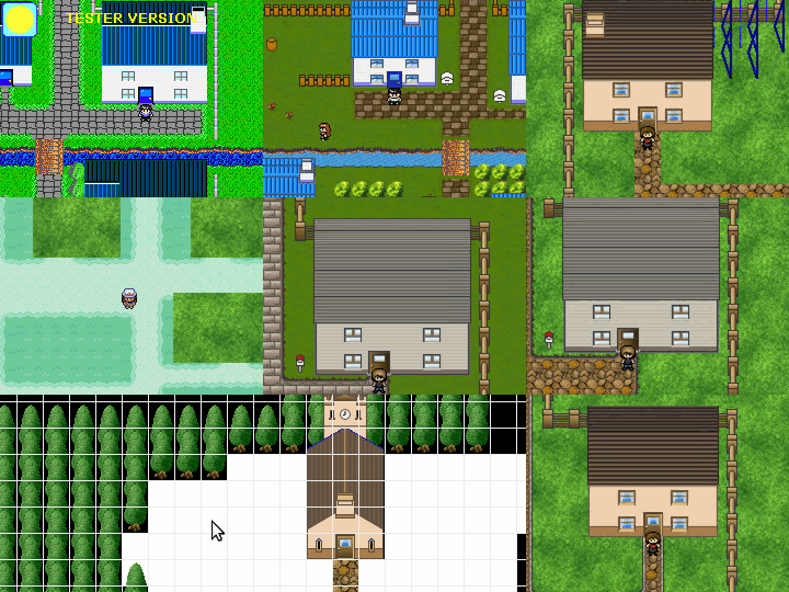 A collection of screenshots of the project