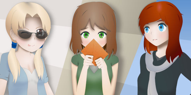 Sandy, Paige and Skye